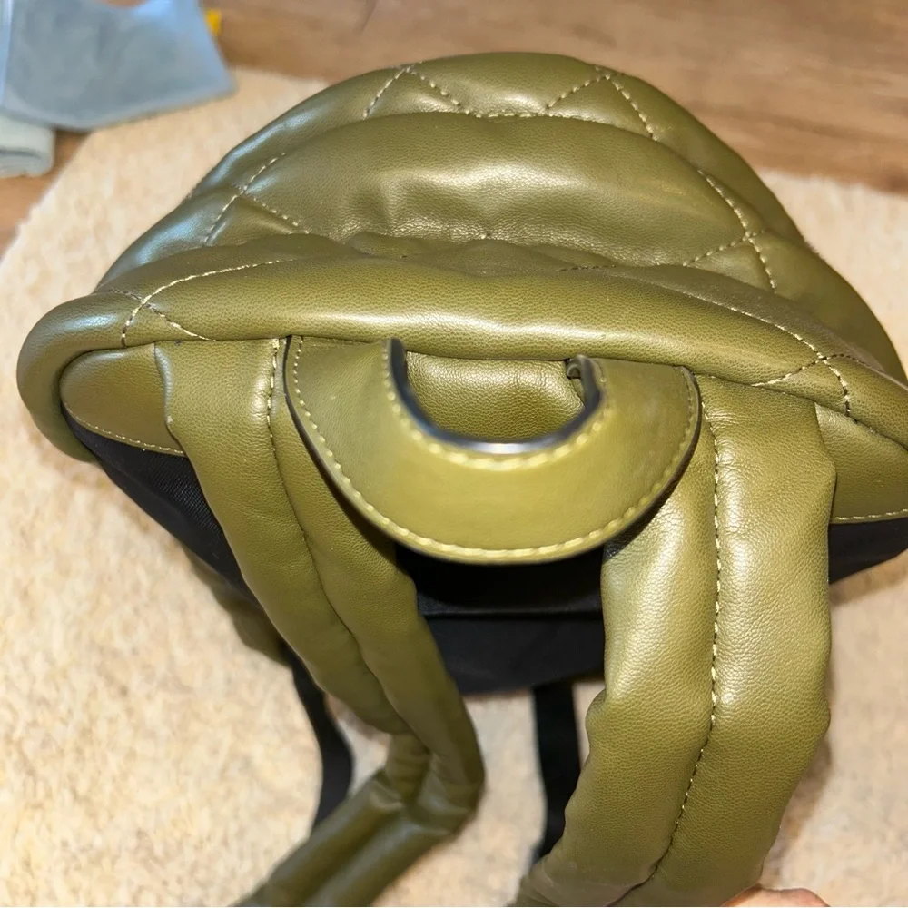 Marc Jacobs Green Quilted Backpack